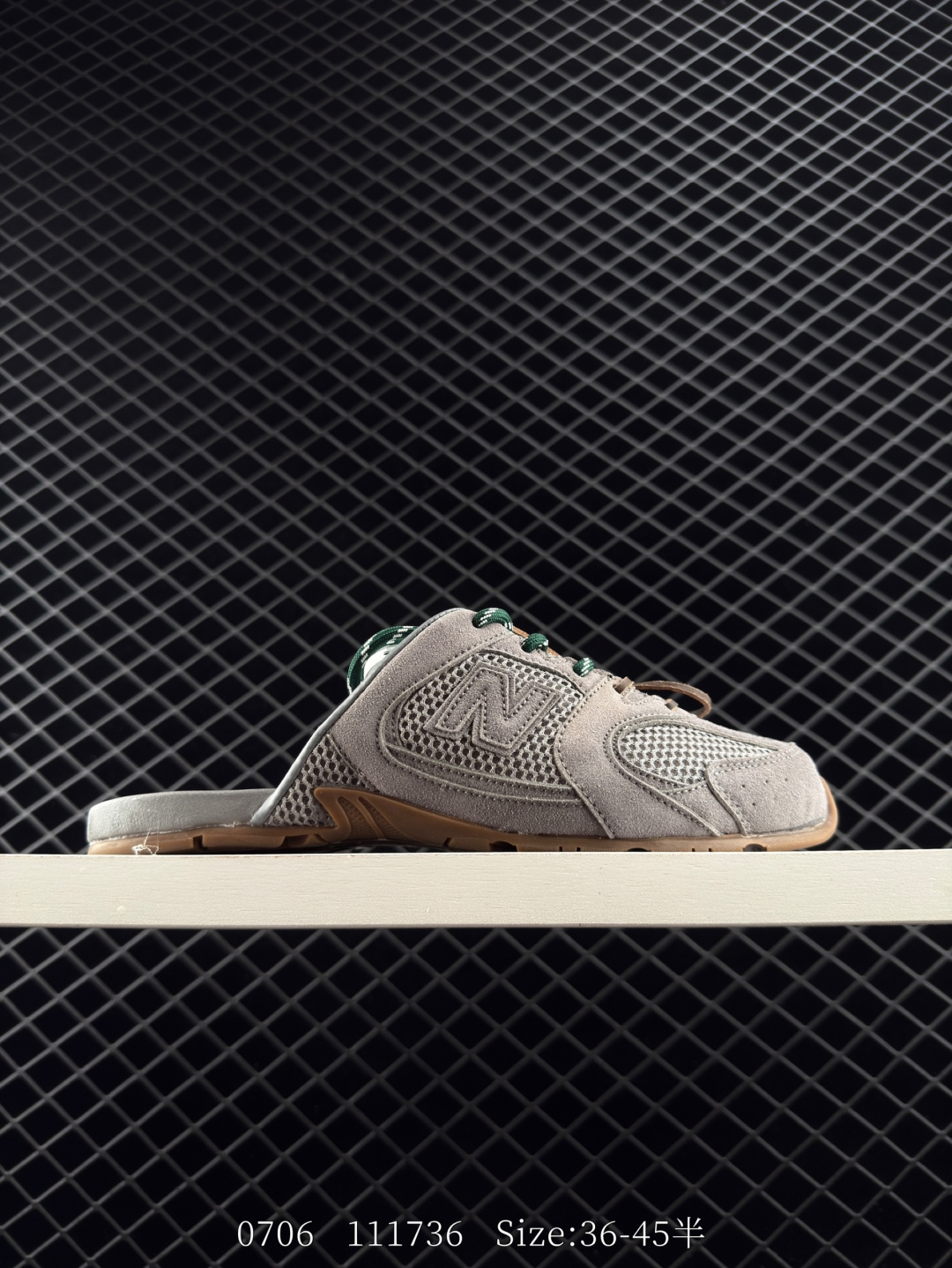 Miu Miu x NB  New Balance 530 SL Faded Suede Mules